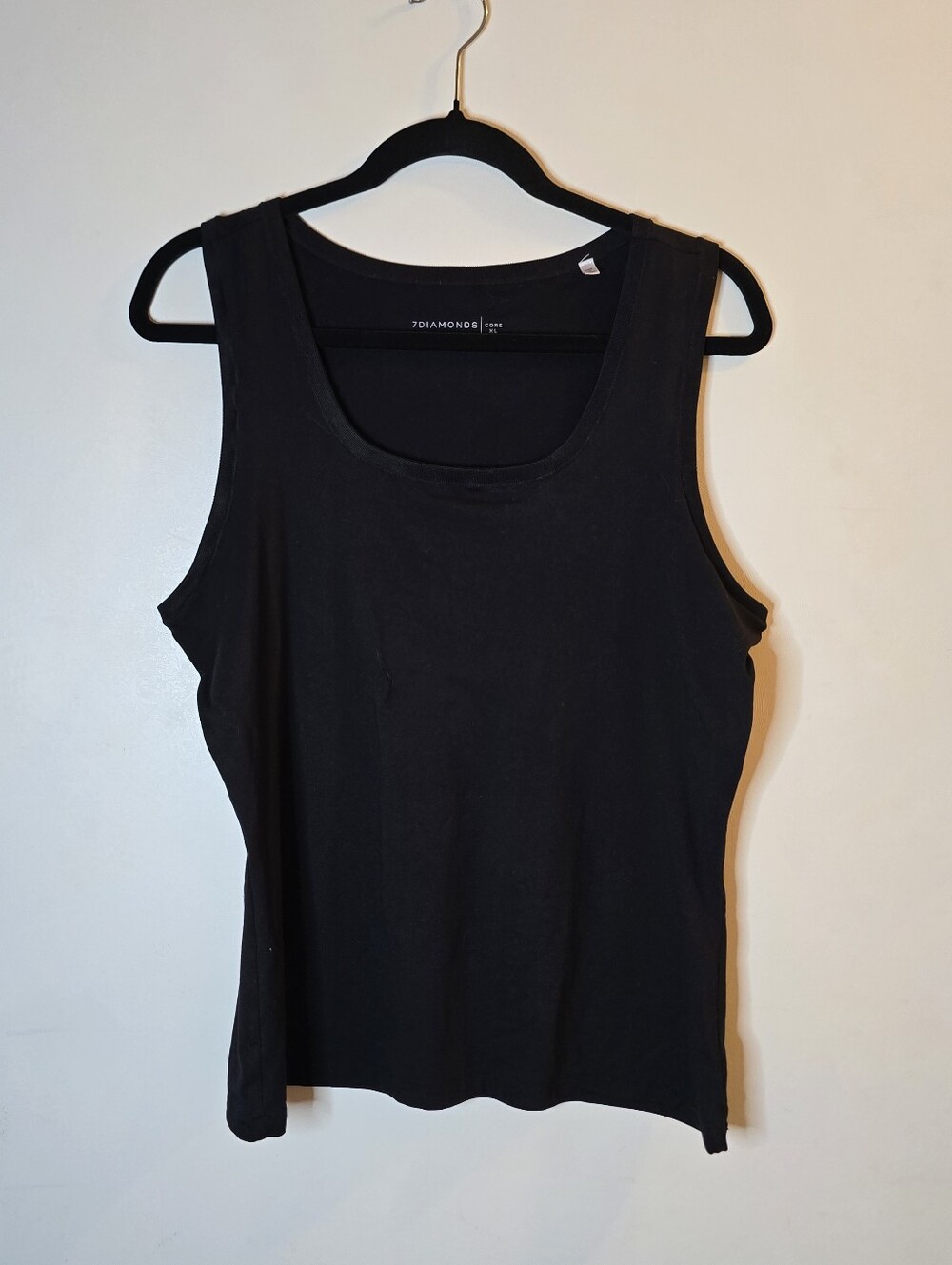 7 Diamonds Core Sleeveless Tank Black Xl